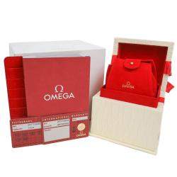 Pre Owned Omega Silver Stainless Steel Seamaster Aqua Terra 2577.30 Women's Wristwatch 29 mm
