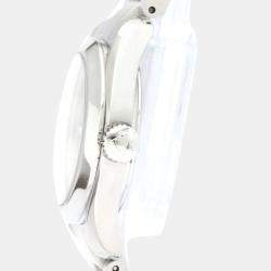Pre Owned Omega Silver Stainless Steel Seamaster Aqua Terra 2577.30 Women's Wristwatch 29 mm