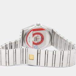 Omega Black Stainless Steel Constellation 1572.40 Women's Wristwatch 25 mm