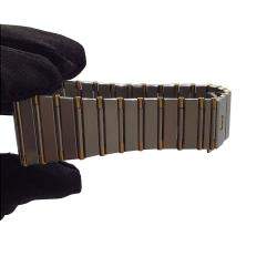 Pre Owned Omega White 18K Yellow Gold And Stainless Steel Constellation 1310.20 Quartz Women's Wristwatch 33 mm