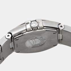 Omega Silver Stainless Steel Constellation 123.10.24.60.02.001 Women's Wristwatch 24 mm