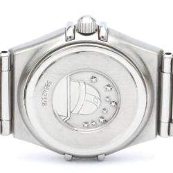 Omega Silver Stainless Steel Constellation 1562.31 Quartz Women's Wristwatch 22 mm