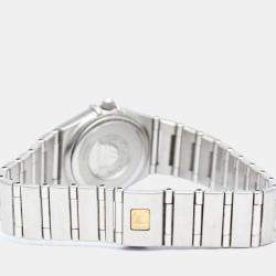 Omega MOP Diamonds Stainless Steel Constellation 1567.75 Women's Wristwatch 22 mm