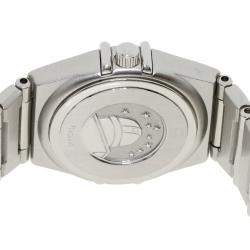 Omega MOP Diamonds Stainless Steel Constellation 1466.71 Women's Wristwatch 23 mm