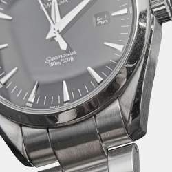 Pre Owned Omega Black Stainless Steel Speedmaster Aqua Terra 2517.50.00 Men's Wristwatch 39.20 mm