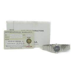 Omega Grey Stainless Steel Constellation 1562.40 Women's Wristwatch 22 mm