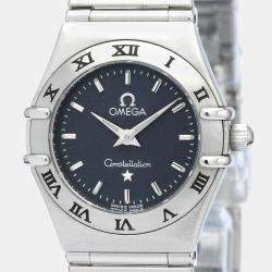 Omega Grey Stainless Steel Constellation 1562.40 Women's Wristwatch 22 mm