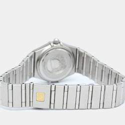 Omega Grey Stainless Steel Constellation 1562.40 Women's Wristwatch 22 mm