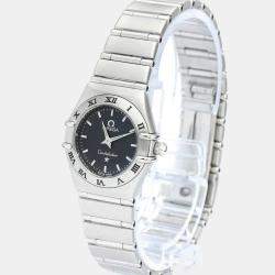Omega Grey Stainless Steel Constellation 1562.40 Women's Wristwatch 22 mm