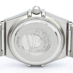 Omega Grey Stainless Steel Constellation 1562.40 Women's Wristwatch 22 mm