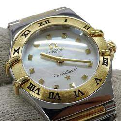 Omega MOP 18K Yellow Gold And Stainless Steel Constellation 1361.71 Women's Wristwatch 23 mm