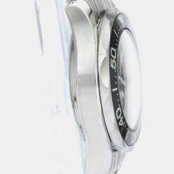 Omega Black Stainless Steel Seamaster Professional 2282.50 Quartz Women's Wristwatch 29 mm