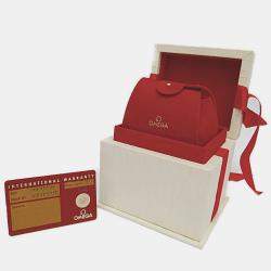 Pre Owned Omega White Shell Diamond Stainless Steel Constellation 1567.75 Quartz Women's Wristwatch 22 mm