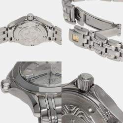 Omega Silver Stainless Steel Seamaster 2571.31 Quartz Women's Wristwatch 26 mm