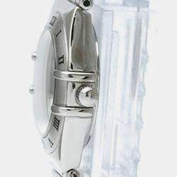 Omega Grey Stainless Steel Constellation 1561.51 Quartz Women's Wristwatch 22 mm