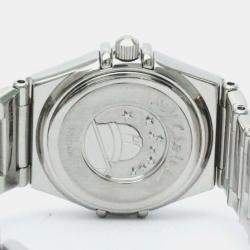 Omega Grey Stainless Steel Constellation 1561.51 Quartz Women's Wristwatch 22 mm
