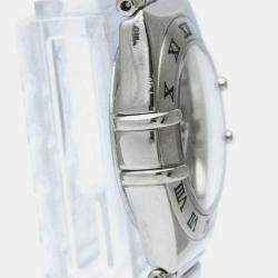 Omega Grey Stainless Steel Constellation 1561.51 Quartz Women's Wristwatch 22 mm