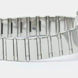Omega Grey Stainless Steel Constellation 1561.51 Quartz Women's Wristwatch 22 mm