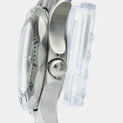 Omega Green Stainless Steel Seamaster 2584.41 Quartz Women's Wristwatch 29 mm