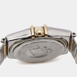 Omega Mother Of Pearl 18K Yellow Gold Stainless Steel My Choice Constellation 1371.71.00 Women's Wristwatch 25.50 mm