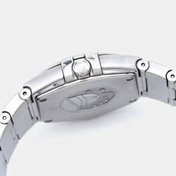 Omega Mother Of Pearl Stainless Steel Diamond Constellation 123.10.27.60.55.001 Women's Wristwatch 27 mm