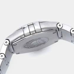 Omega Mother Of Pearl Stainless Steel Diamond Constellation 123.10.27.60.55.001 Women's Wristwatch 27 mm