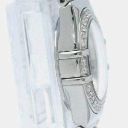 Pre Owned Omega Black Stainless Steel Constellation 1465.51 Quartz Women's Wristwatch 22 mm