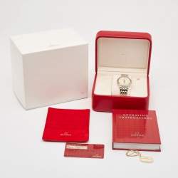Omega Cream 18k Yellow Gold Stainless Steel De Ville Prestige 4312.21.00 Men's Wristwatch 36.5 mm 