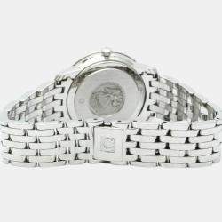 Omega White Stainless Steel De Ville Prestige 424.10.27.60.04.001 Quartz Women's Wristwatch 27 mm