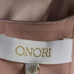 مملوكة مسبقًا Onori Pink Corset Drop-Waist Satin Aria Dress S
