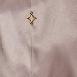 مملوكة مسبقًا Onori Pink Corset Drop-Waist Satin Aria Dress S