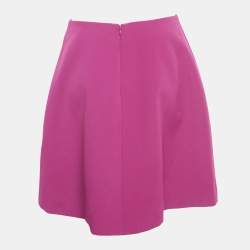 Pre Owned Opening Ceremony Pink Crepe Ruffled Mini Skirt M