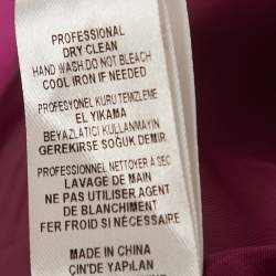 Pre Owned Opening Ceremony Pink Crepe Ruffled Mini Skirt M