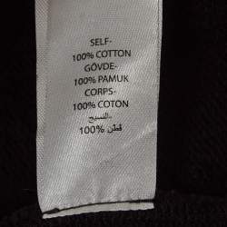 Pre Owned Opening Ceremony Black Cotton Studded Sweatshirt S