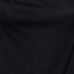 Pre Owned Oscar de la Renta Black Silk Knit Sweater M