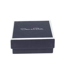 Pre Owned Oscar de la Renta Multicolor Silk Tiered Tassel Clip-On Earrings