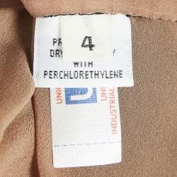 مملوكة مسبقًا Oscar de la Renta Vintage Black Embellished Lace and Crepe Long Dress S