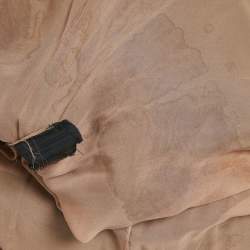 مملوكة مسبقًا Oscar de la Renta Vintage Black Embellished Lace and Crepe Long Dress S