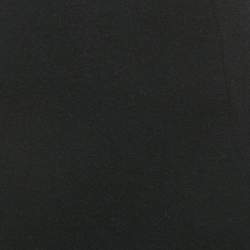 Pre Owned Oscar De La Renta Black Wool Blend Pencil Skirt M