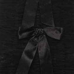 مملوكة مسبقًا Oscar de la Renta Black Tulle Strapless Gown M