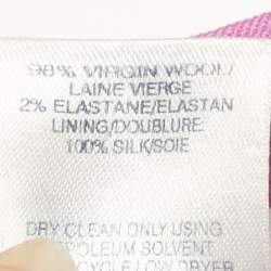 مم لوكة مسبقًا كولوت أوسكار دي لارنتا وردي صوف مطاطي بحزام مقاس كبير جدًا (إكسترا لارج)