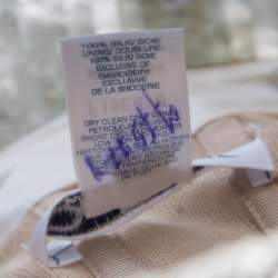 مملوكة مسبقًا فستان ميني أوسكار دي لارينتا ترتر ذهبي مط مزخرف بلا حمالات S