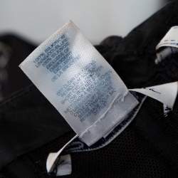 مملوكة مسبقًا Oscar de la Renta Black Silk Sequin Embellished Strapless Gown L