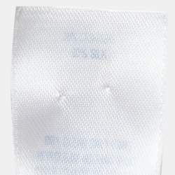 Pre Owned Oscar de la Renta Cream Cashmere & Silk Sleeveless Knit Top S