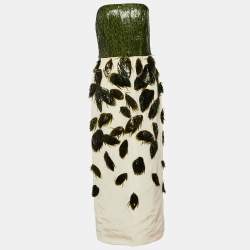 Oscar de la clearance renta animal print dress