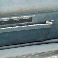 Pre Owned حقيبة كلتش اوسكار دي لا رينتا جلد ثعبان فضي منقوشة flap