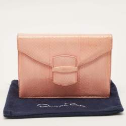 مملوكة مسبقًا حقيبة كلتش أوسكار دي لارينتا إلاف وردية غرافتون