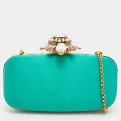 TAH Envelope Oscar Mini Leather Clutch Crossbody Bag