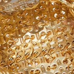 Paco Rabanne Gold Chain Link Metal Mini Crossbody Bag