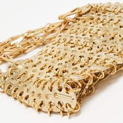 Paco Rabanne Gold Chain Link Metal Mini Crossbody Bag
